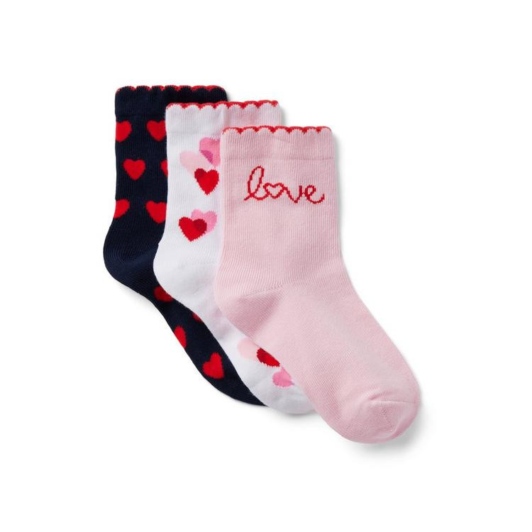 Heart Sock 3-Pack | Janie and Jack