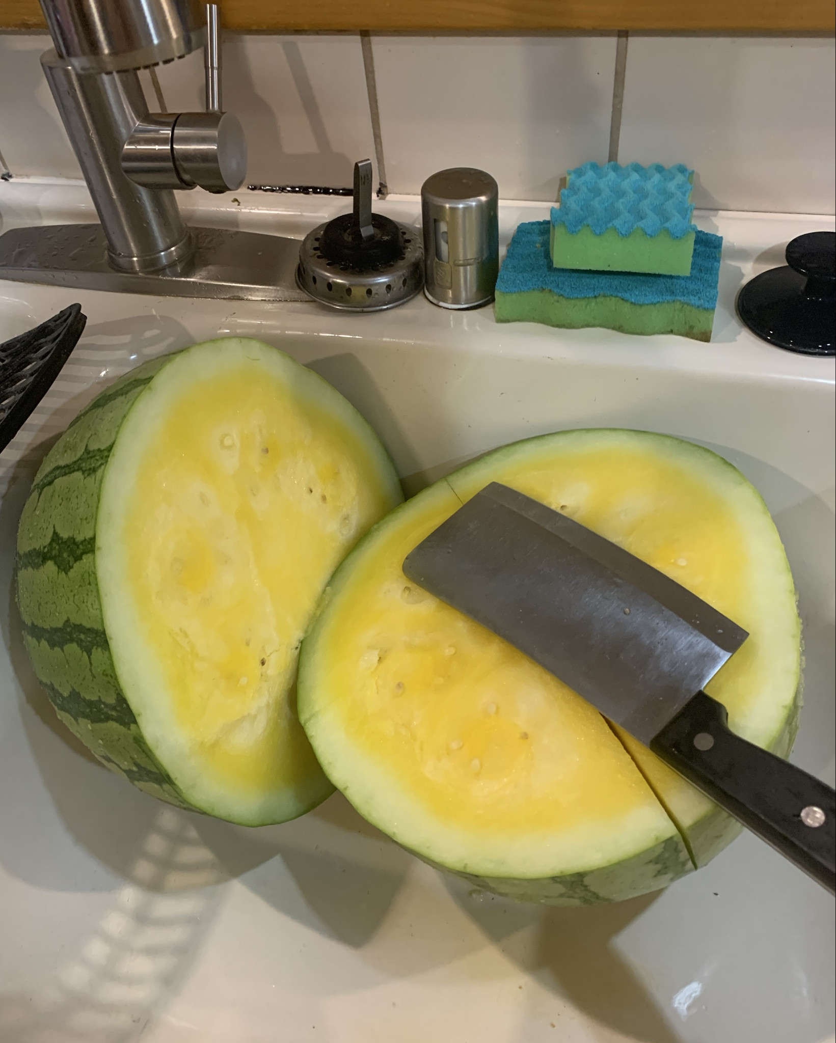 Did you know what there are yellow watermelons too? 🍉 I just learned today! They are sweeter, have a more honey 🍯 flavor and even more juicy too! Yellow watermelons don’t contain lycopene, the antioxidant that makes traditional watermelon flesh red. They have been around for over 5,000 years too and originated in Africa. I highly recommend trying this delicious watermelon! 

#LTKSeasonal #LTKFamily #LTKHome
