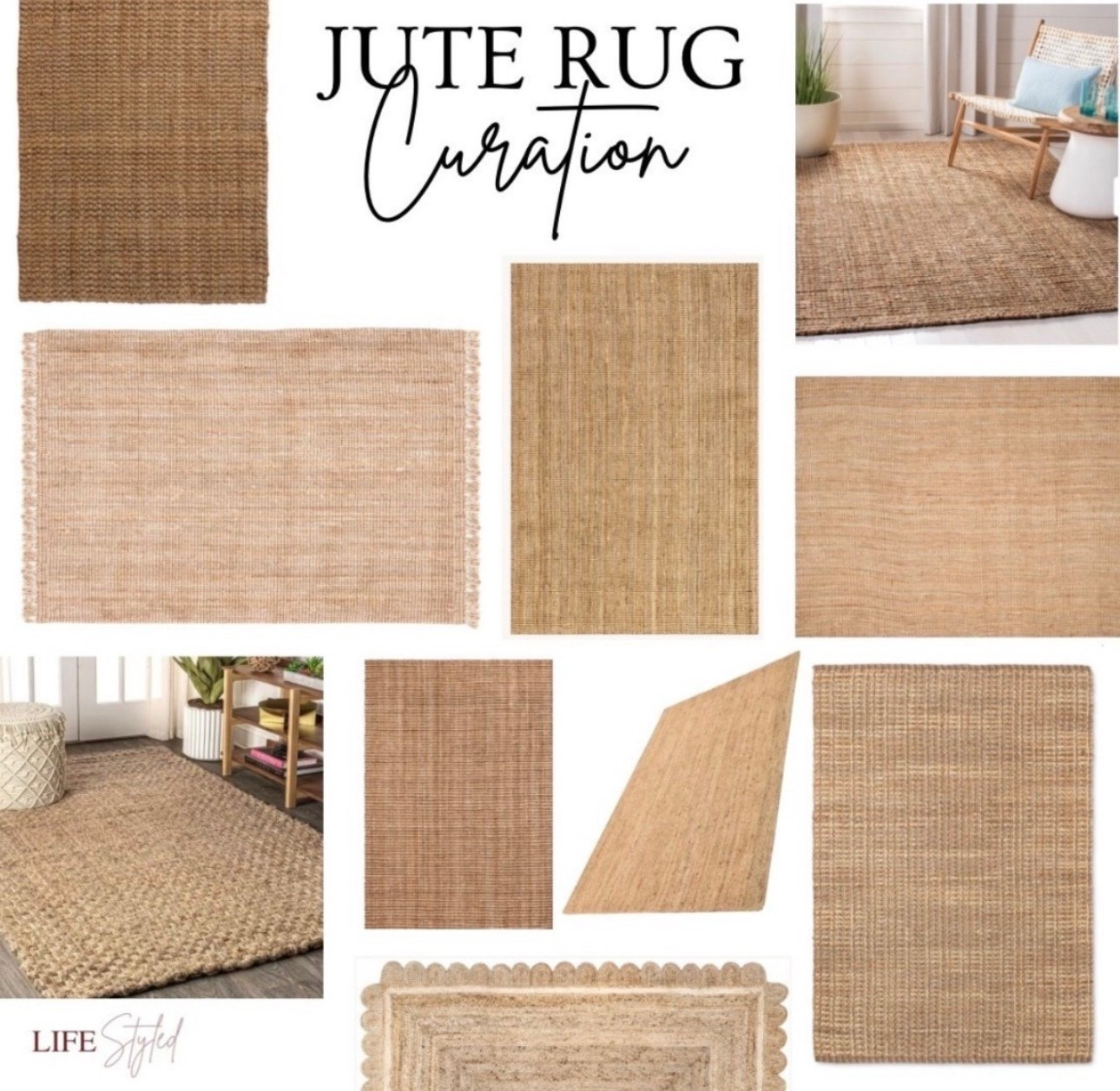 Add warmth, texture, and style with these natural jute rugs. Handwoven from eco-friendly, sustainable fibers, their neutral earthy tones complement boho, modern, coastal, farmhouse, and rustic decor. 🤍 The durable flatweave design is perfect for living rooms, bedrooms, dining areas, or entryways, bringing an organic, timeless look to any space. 😍 

#LTKGiftGuide #LTKSaleAlert

#LTKHoliday