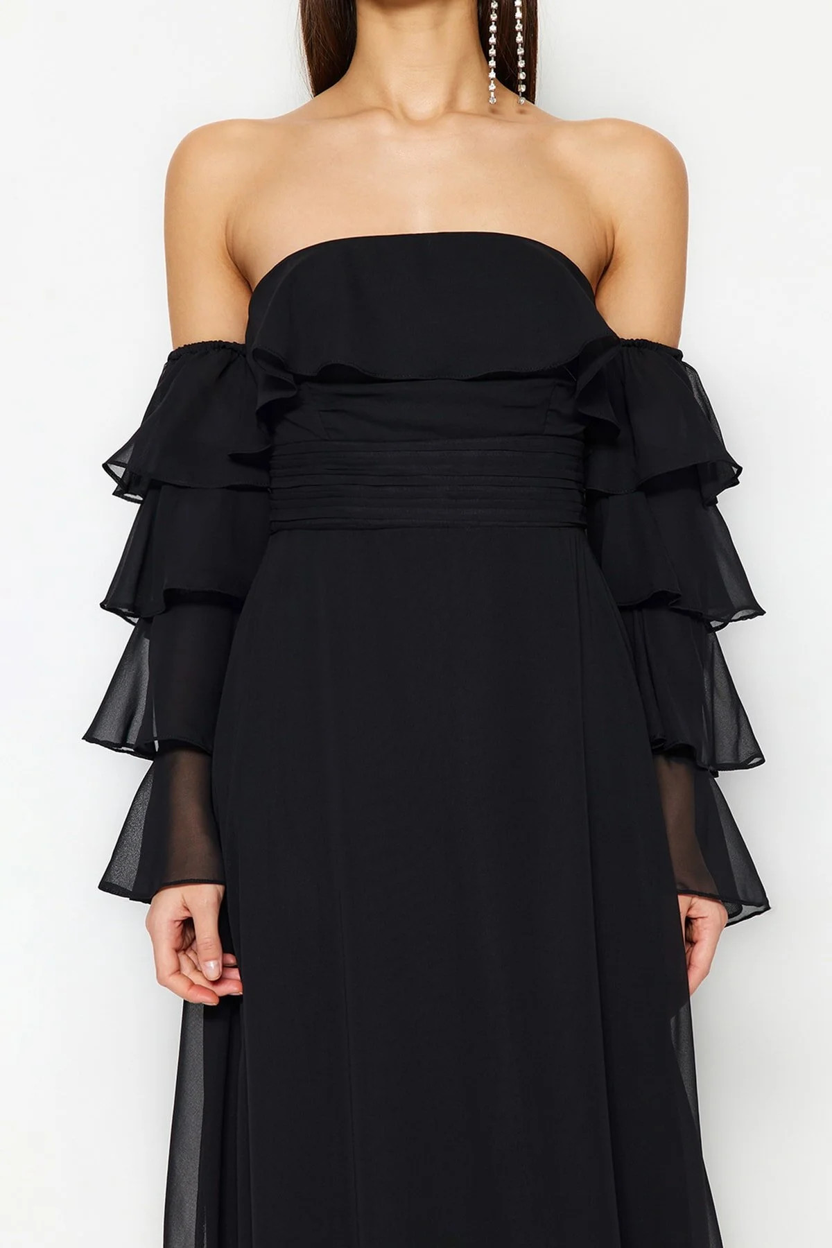 Abendkleid & Abschlusskleid - Schwarz - A-Linie | Trendyol DE