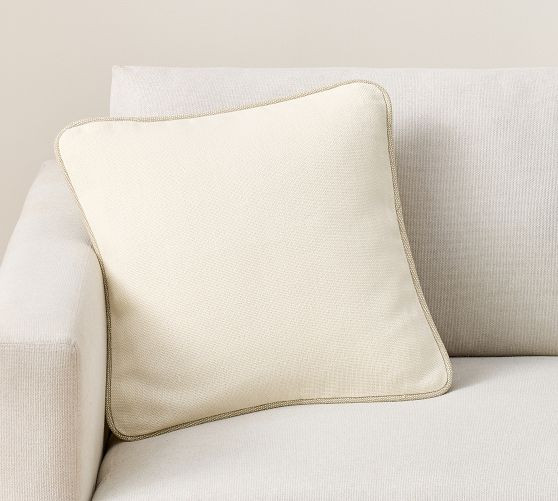 Everyday Linen Piped Pillow | Pottery Barn (US)