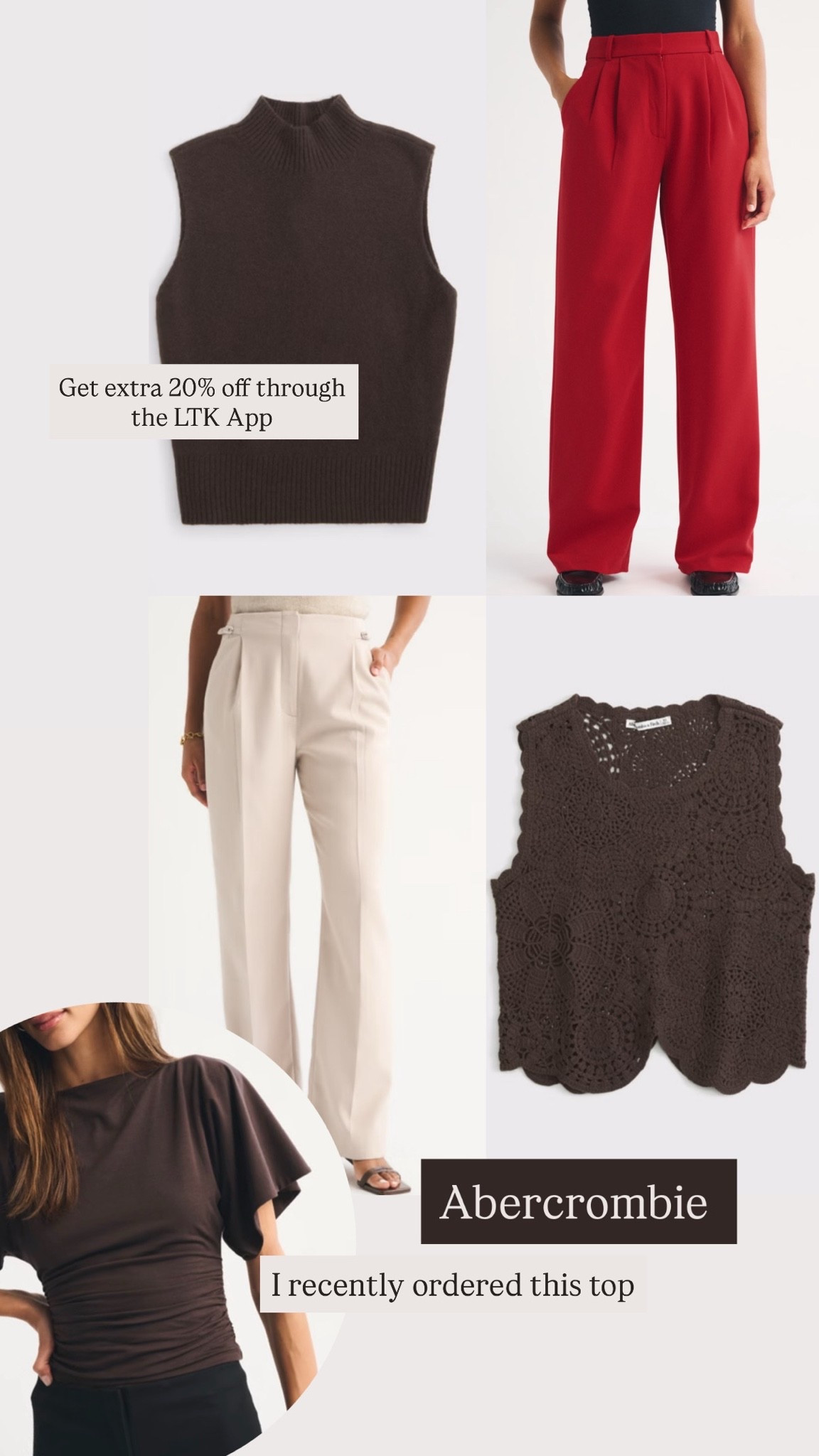 Did a quick browse through Abercrombie - I’m going to give their pants a try!

#LTKxAbercrombie #LTKSeasonal