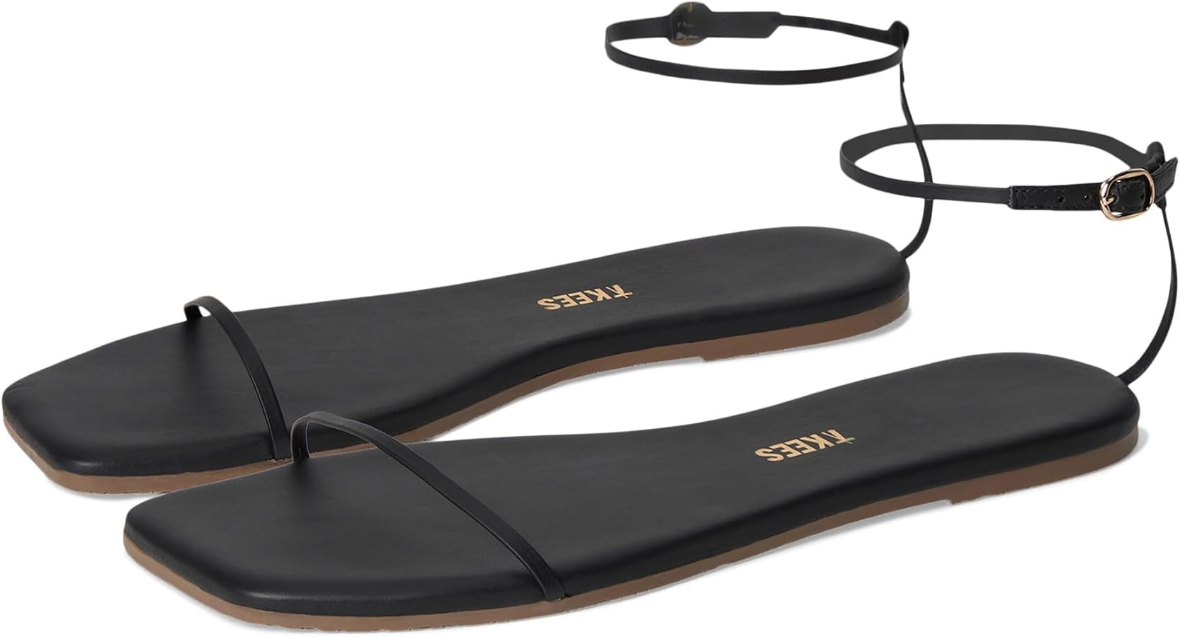 TKEES Women's Square Toe Twiggy Sandals | Amazon (US)