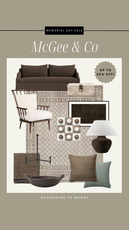 McGee & Co Memorial SALE // up to 25% off 17th-29th!

mcgee&co, sale, memorial day sales, memorial day deals, brown home decor, neutral home decor neutral home finds, brown couch, sale, pillows, pillow covers 

#LTKStyleTip #LTKSaleAlert #LTKHome