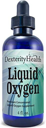 Dexterity Health Liquid Oxygen Drops 4 oz. Dropper-Top Bottle, Vegan, All-Natural and 100% Steril... | Amazon (US)