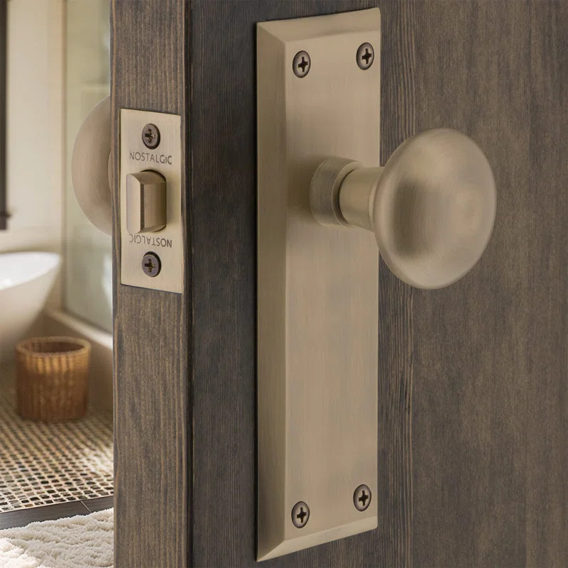 New York Plate with New York Door Knob | Wayfair North America