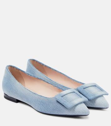Gommettine denim ballet flats | Mytheresa (US/CA)