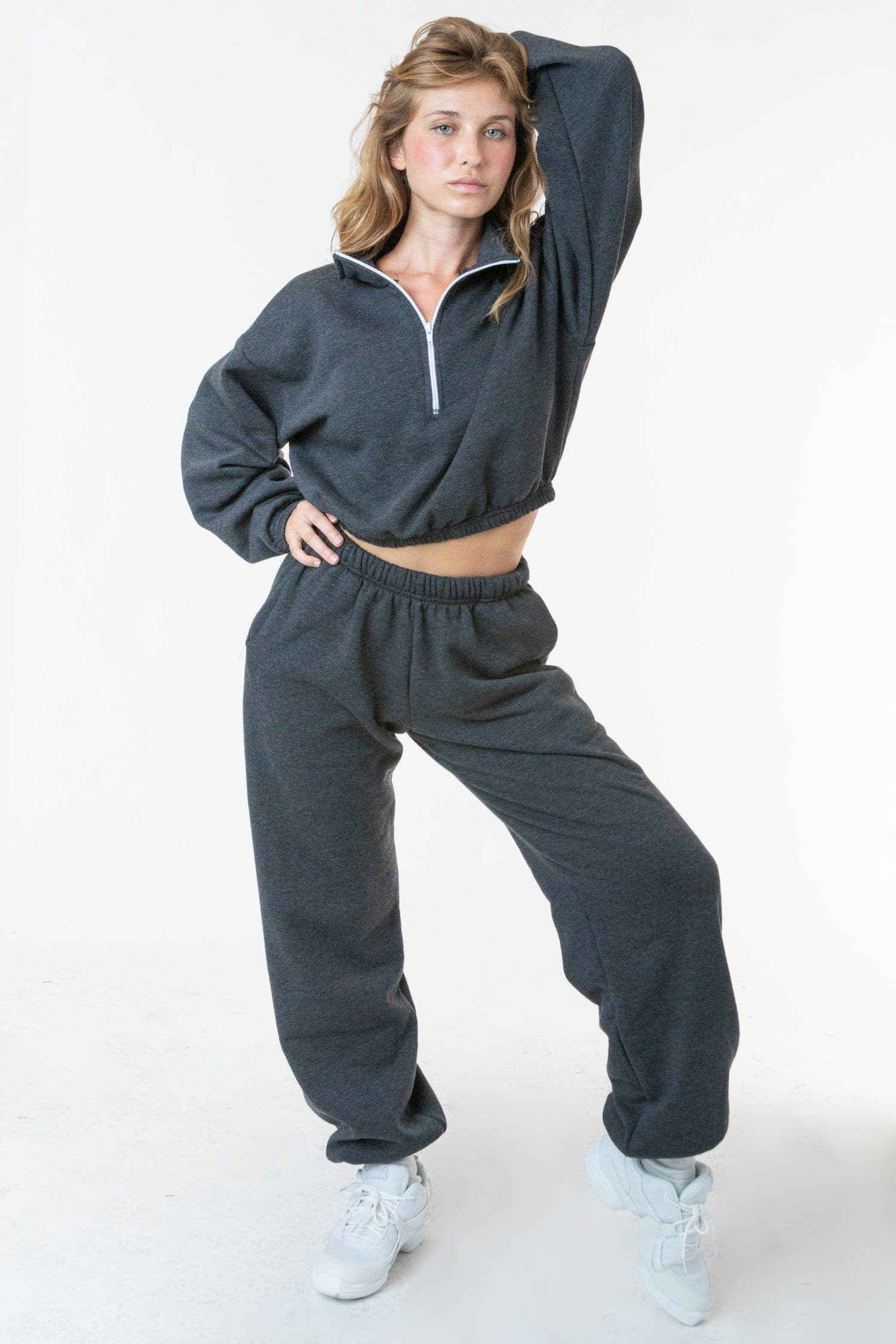 F394 - Flex Fleece High Waist Sweatpant | Los Angeles Apparel