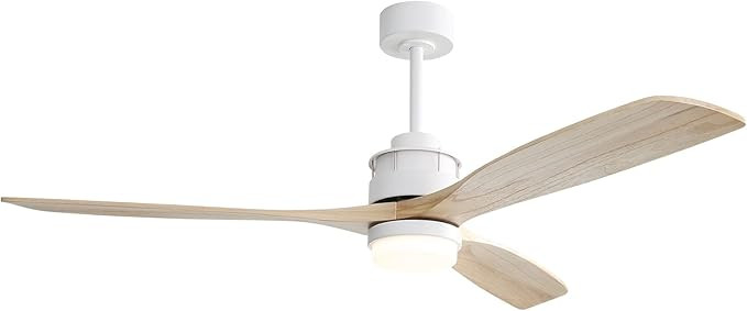 Sofucor 60 Inch Ceiling Fan With Light Farmhouse Ceiling Fan With Remote Control 3 Wood Blades Re... | Amazon (US)