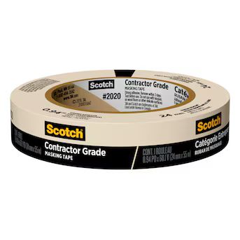 Scotch 2020 Contractor Grade 0.94-in x 60 Yard(s) Masking Tape | Lowe's