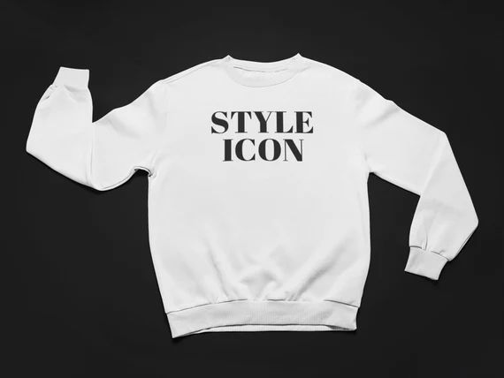 Style Icon Sweatshirt Cute Sweatshirts Fashion Sweatshirt | Etsy | Etsy (US)