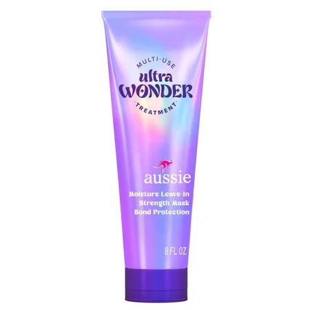 Aussie Ultra Wonder Treatment All-in-1 Leave In Conditioner, Hair Mask and Pre-Wash, 8 fl oz | Walmart (US)