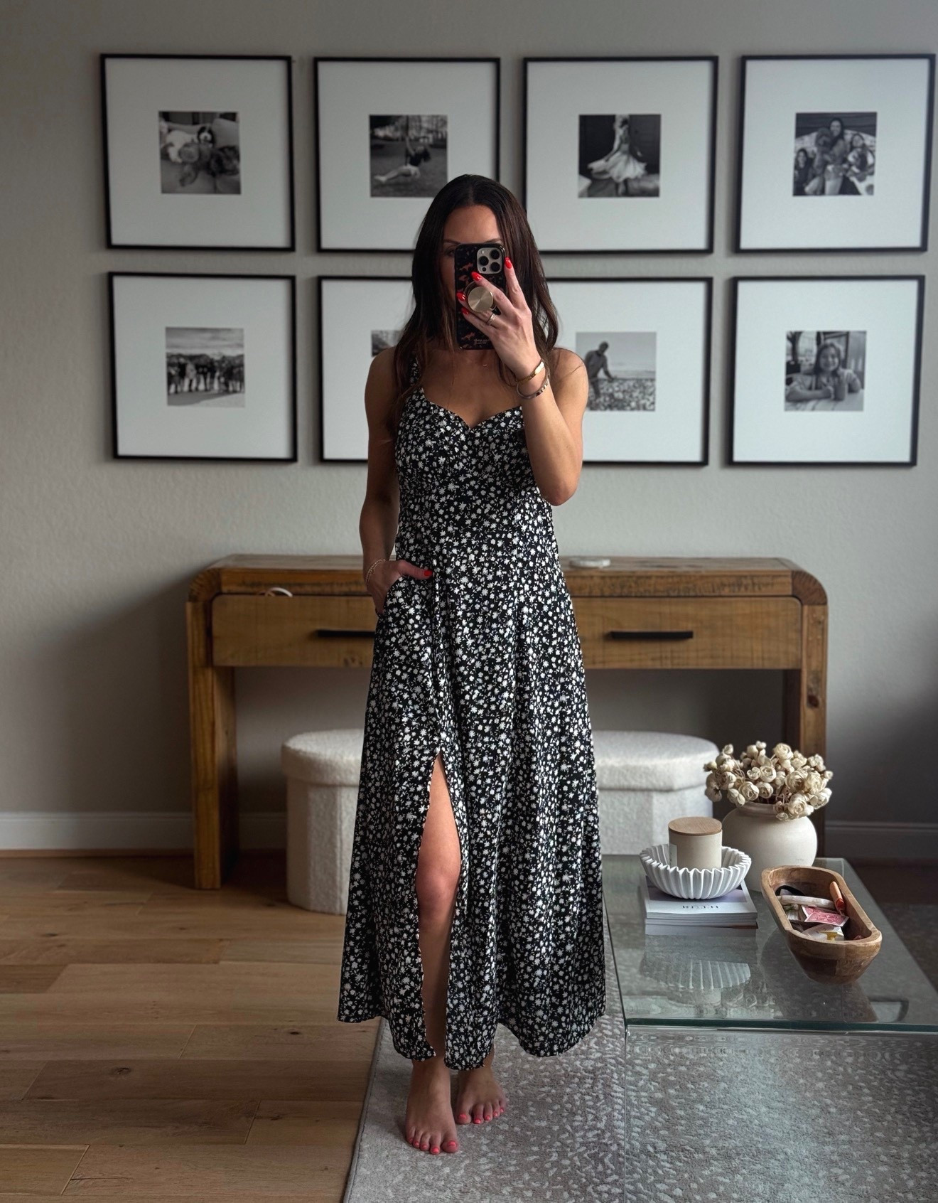 Floral dress from Walmart 
Wearing a small 
5’6” 1/2 - 130


#LTKootd