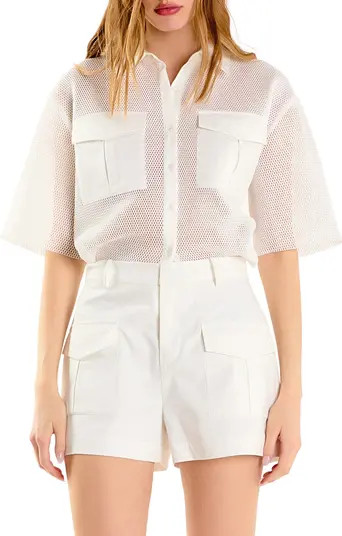 Pocket Mesh Shirt | Nordstrom