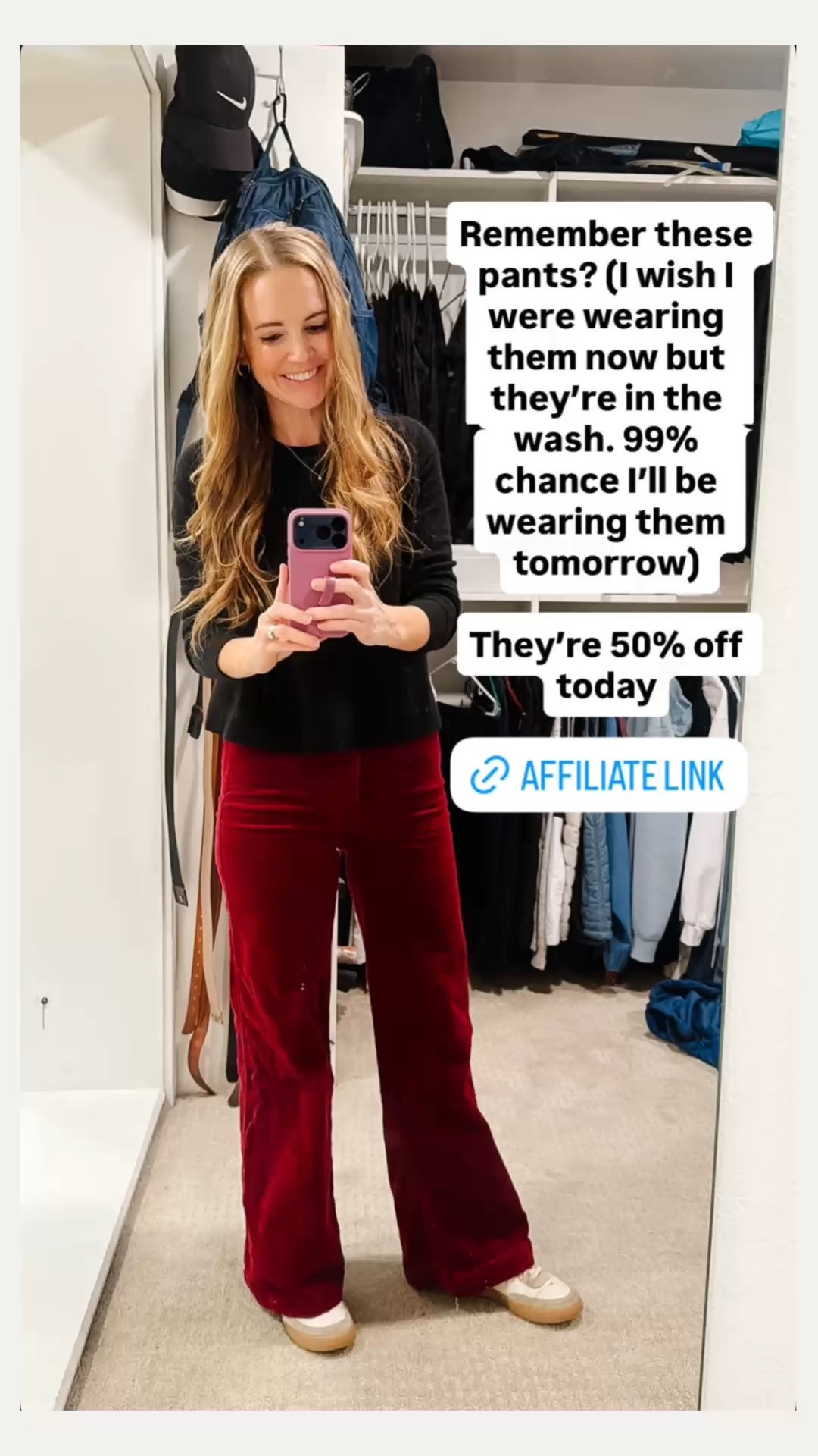 I couldn’t not share the incredible sale going on - 50% off one of my MOST worn fall/winter pants!

#LTKHoliday #LTKSeasonal