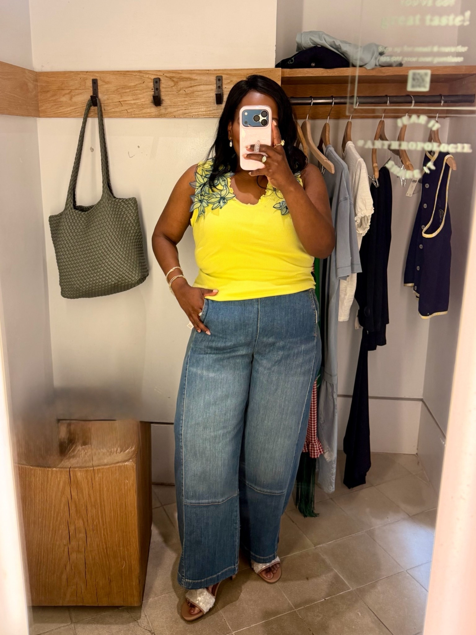 Here for the bright color lime green tank with embroidery paired with these jeans from @Anthropologie

#LTKgrwm #LTKPetite #LTKMidsize