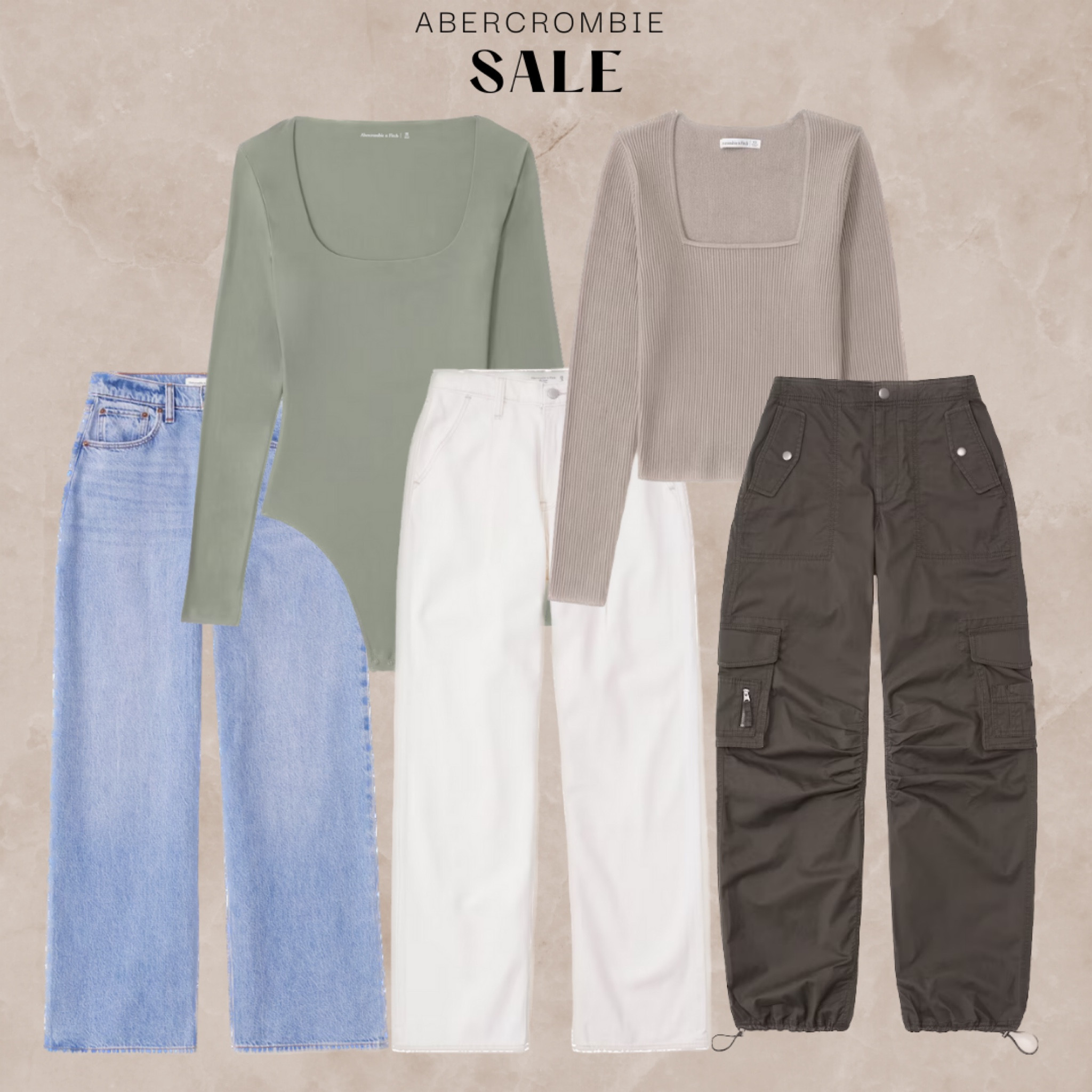 Abercrombie 25% off denim and 15% off almost everything else. Use code DENIMAF to save more.

#LTKunder100 #LTKsalealert #LTKcurves