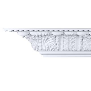 Beaded Acanthus 6-inch Crown Molding (8 pieces) | Bed Bath & Beyond