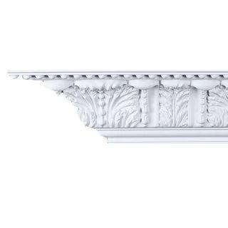 Beaded Acanthus 6-inch Crown Molding (8 pieces) | Bed Bath & Beyond
