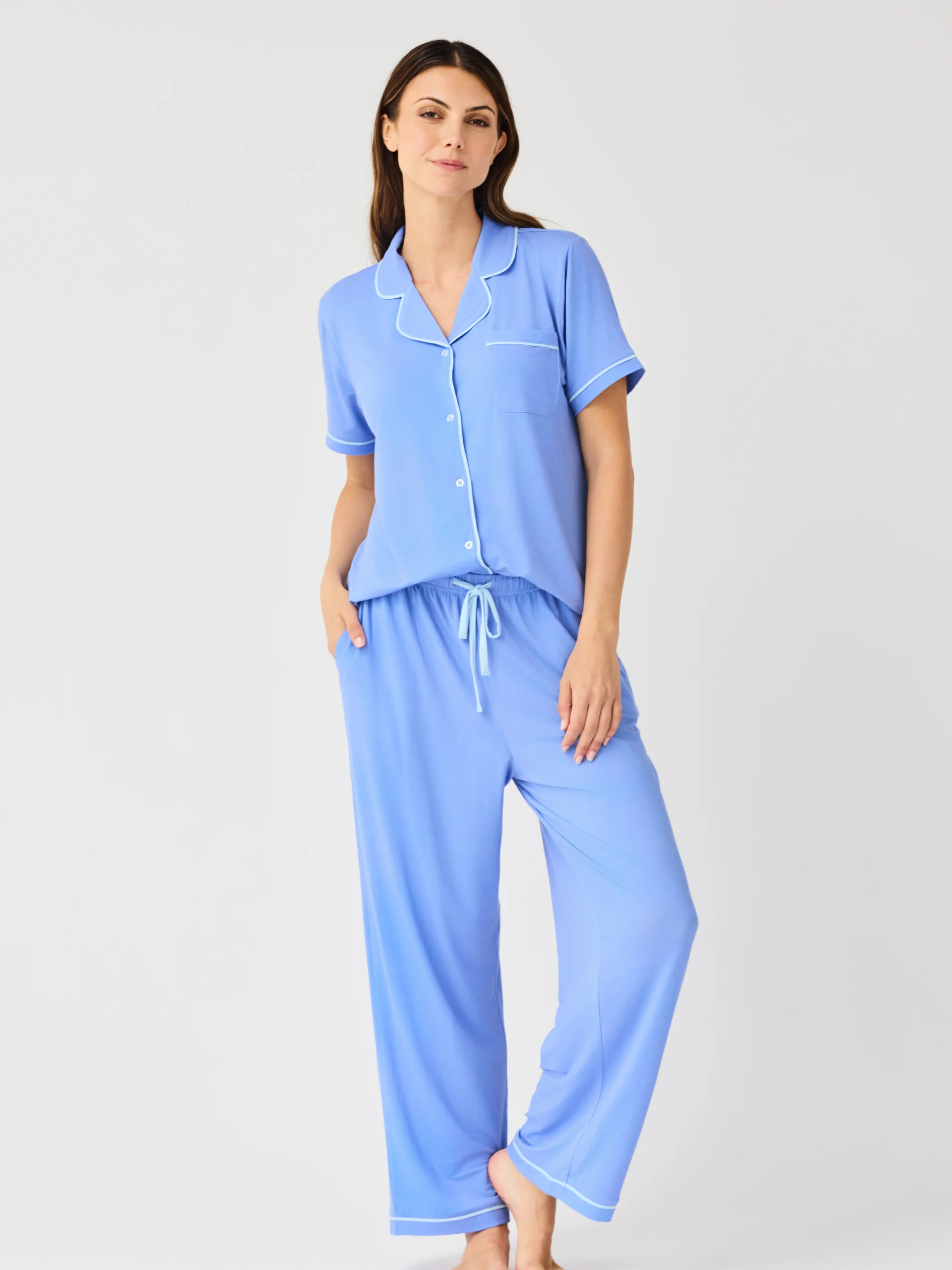 Women's Charlotte Pants Set | Blue | Mary Square