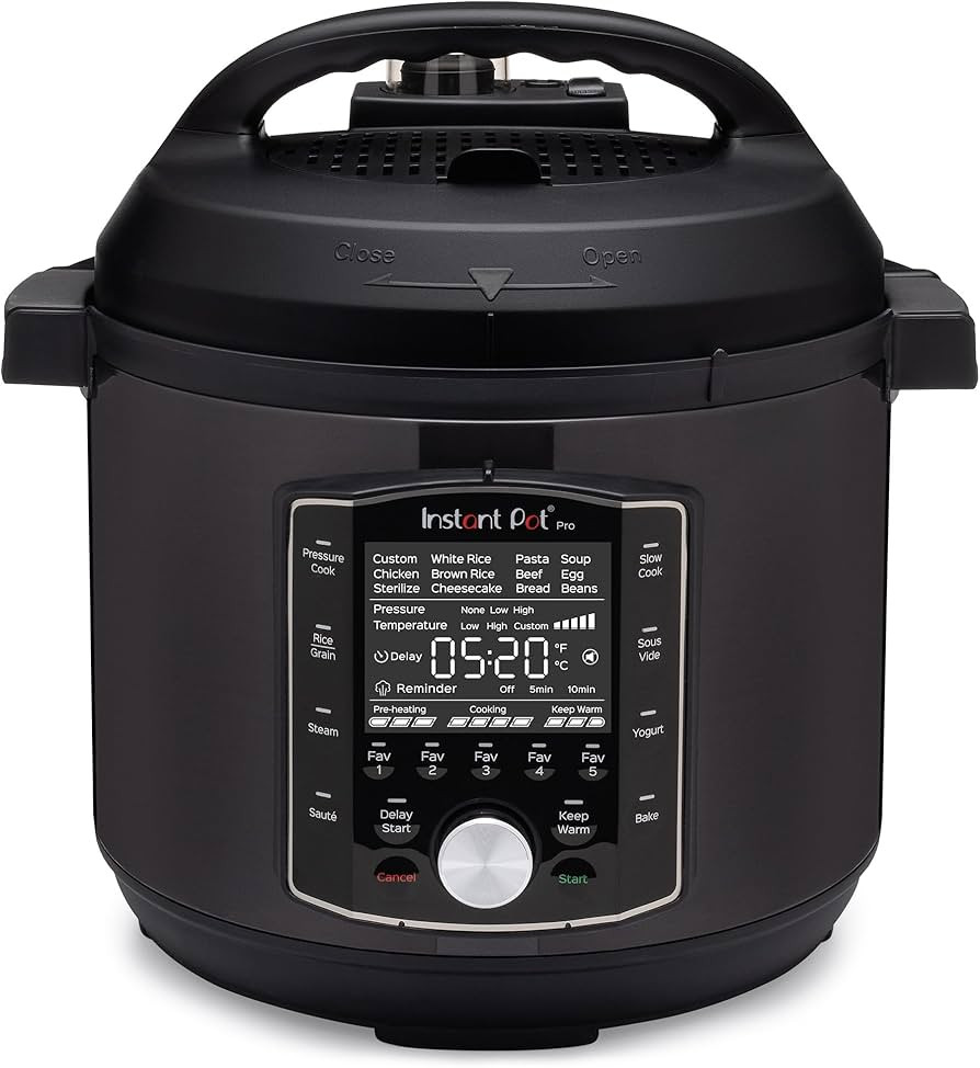 Instant Pot Pro (8 QT) 10-in-1 Pressure Cooker, Slow Cooker, Rice/Grain Cooker, Steamer, Saut\u00... | Amazon (US)