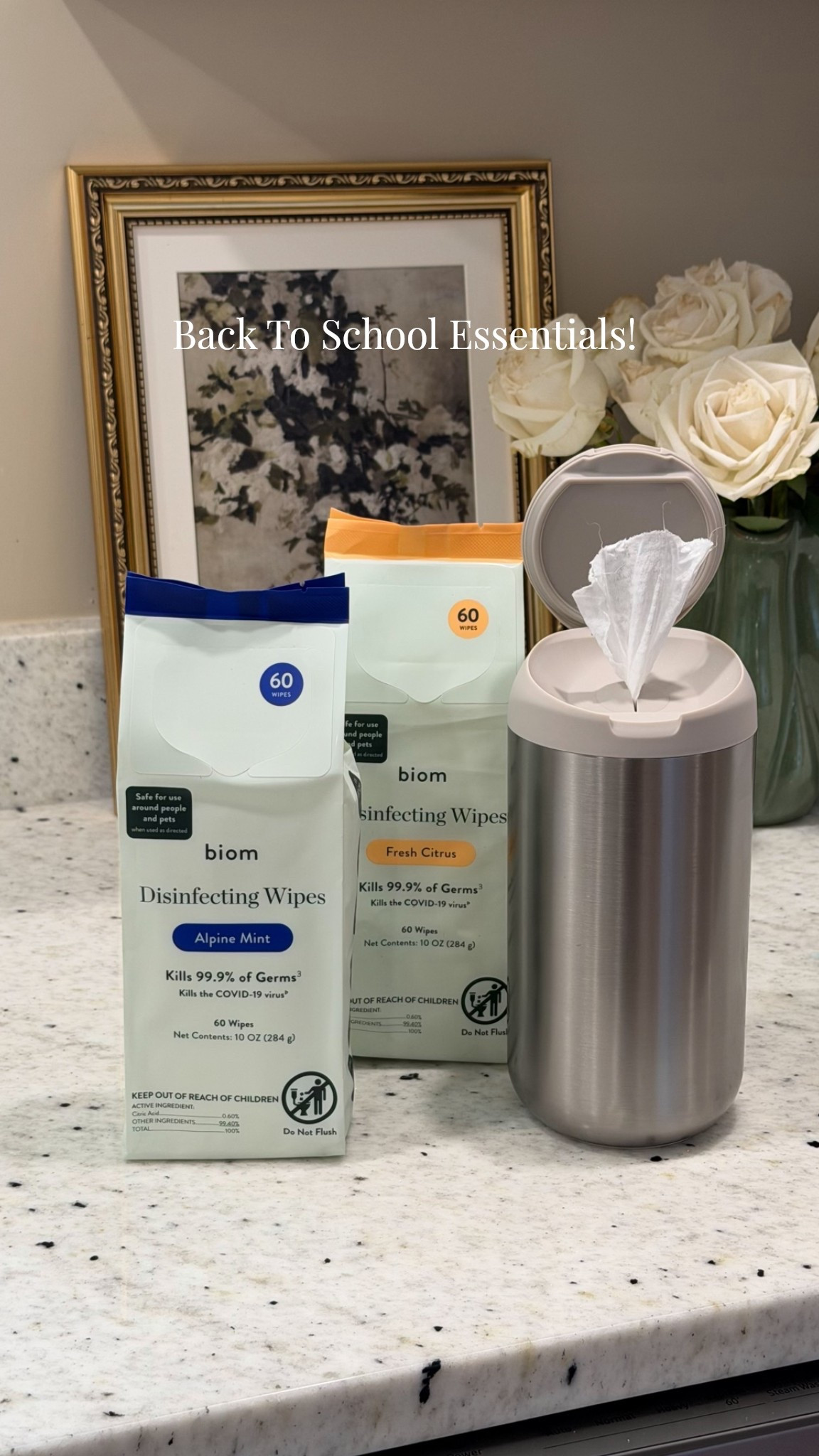 Back to School Essentials! Biom low-tox cleaning wipes!

#LTKdayinmylife #LTKHome