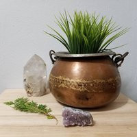 Old Hammered Copper Pot/Cauldron | Etsy (US)