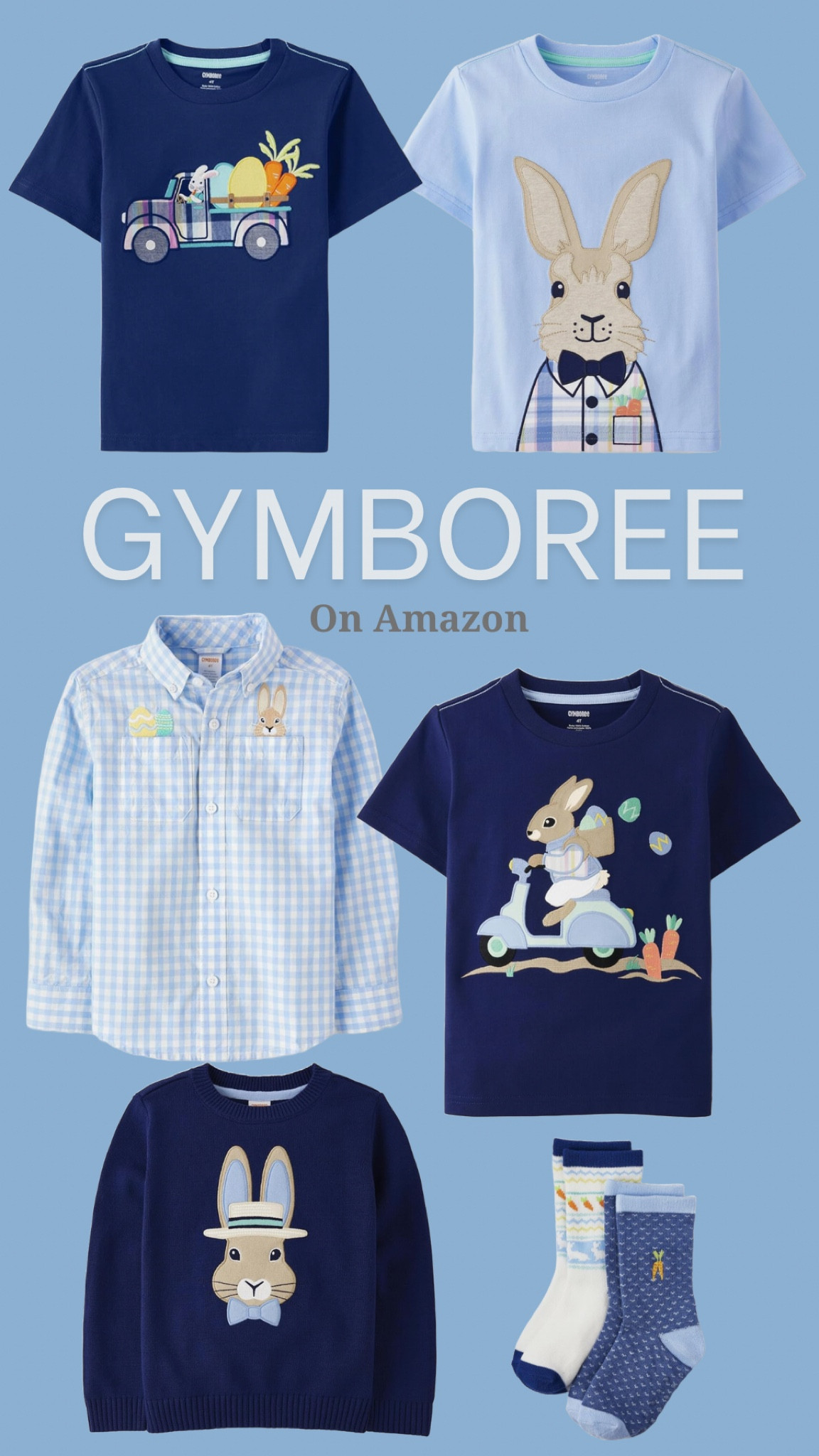 Gymboree has the cutest Easter shirts! The quality is amazing and run slightly big for us, but we still order our true to size!

Such a great option for Easter for toddlers 

I tagged all the sizes I could find below. Amazon has each size listed separately. Sorry about that!

#LTKKids #LTKFamily #LTKSeasonal
