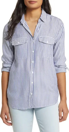 Finley Stripe Button-Up Shirt | Nordstrom