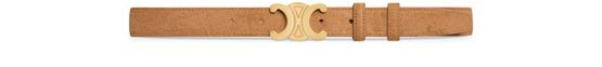 Medium Triomphe belt in suede calfskin - CELINE | 24S US