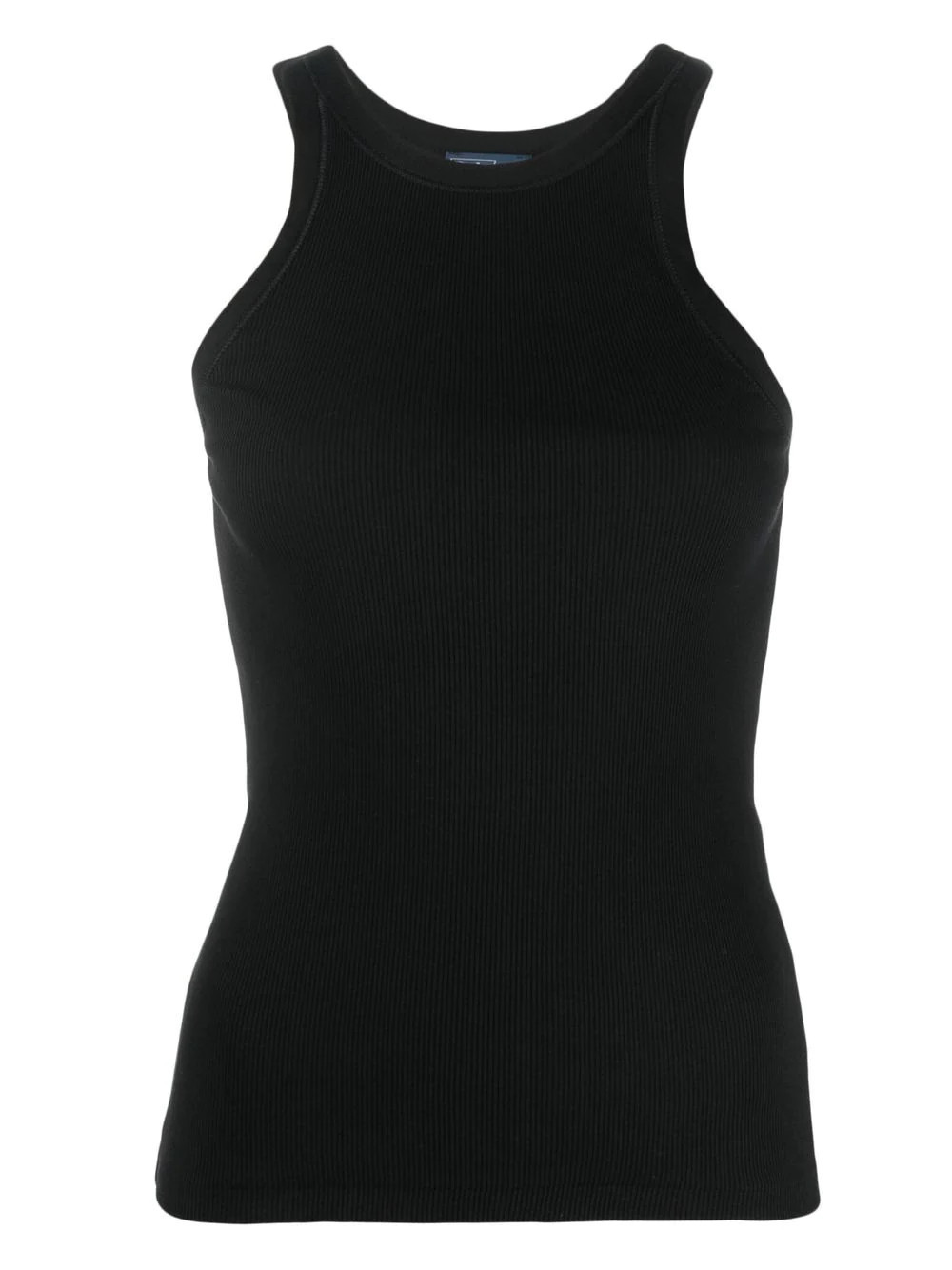 Polo Ralph Lauren ribbed cotton tank top - Black | Farfetch Global