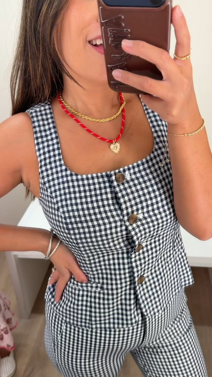 Jcrew factory try on // gingham matching set // chic summer outfit // date night // business wear // office

#LTKootd