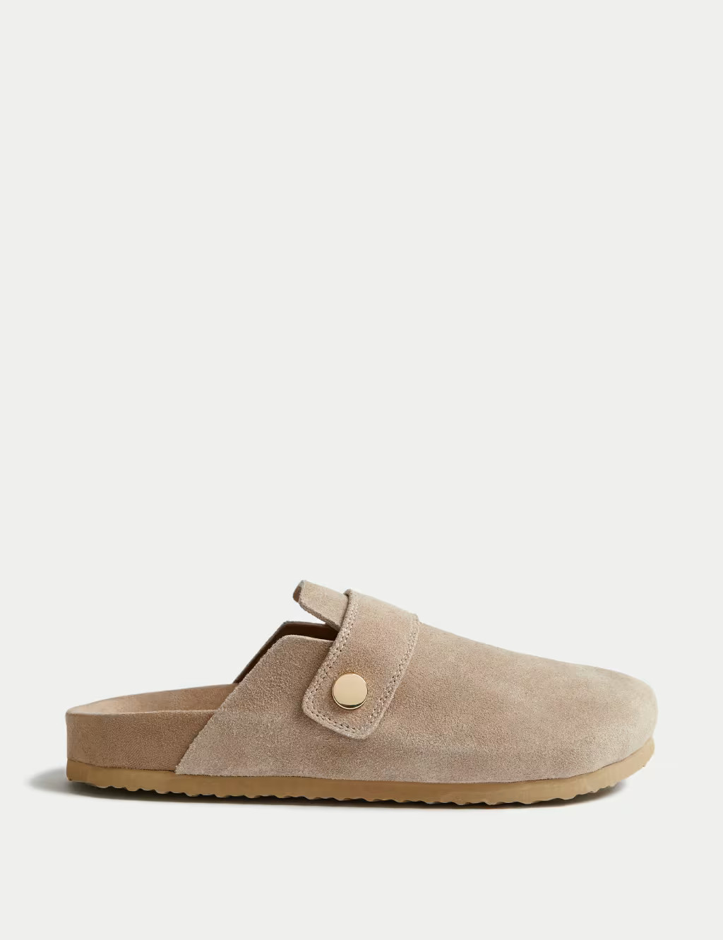 Suede Studded Flat Clogs | Marks & Spencer (UK)