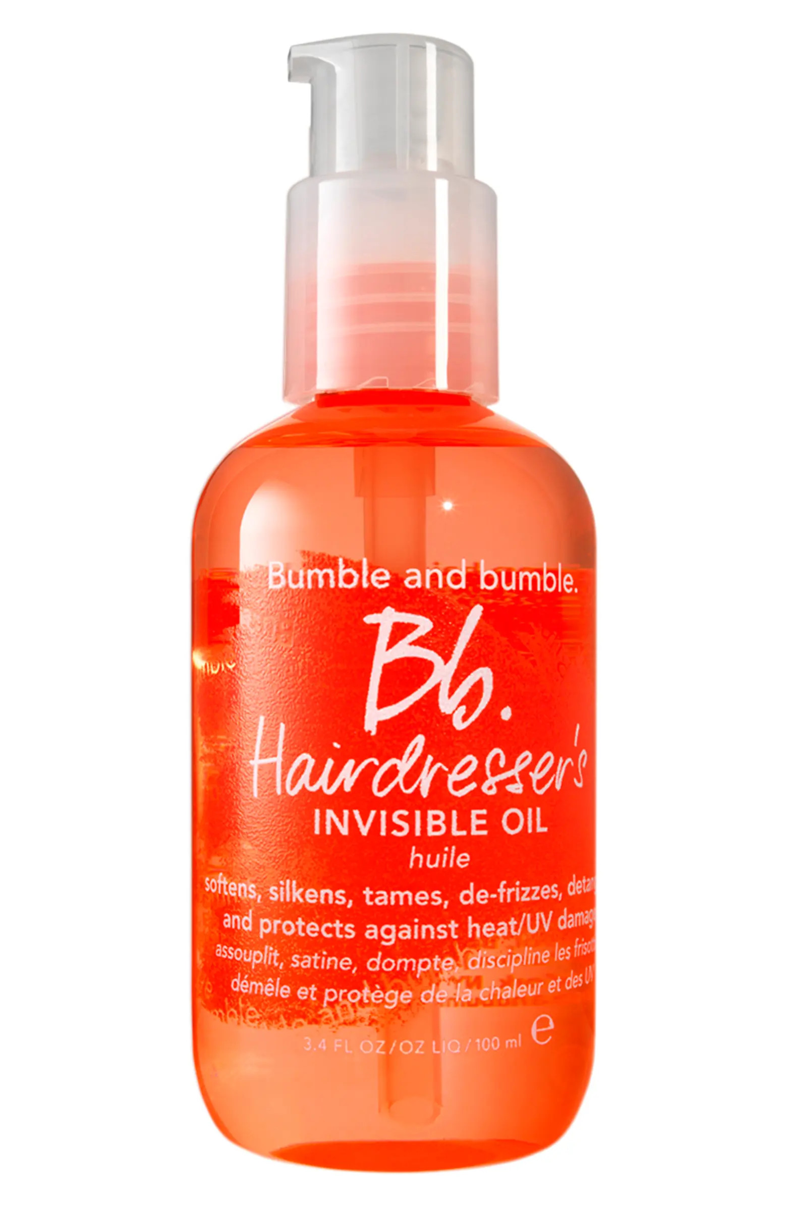 Bumble and bumble. Hairdresser's Invisible Oil Anti-Frizz Reducing Hair Oil | Nordstrom | Nordstrom
