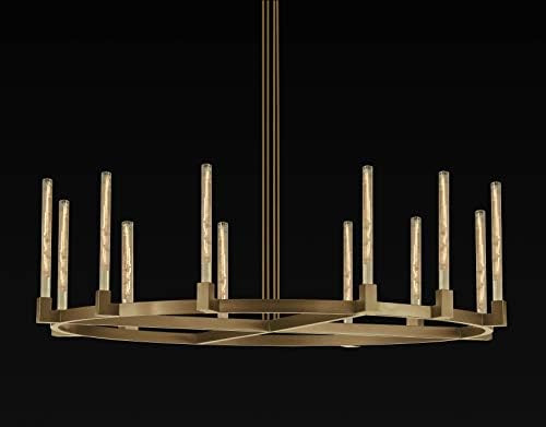 Corsica Round Chandelier 60” Vintage Barn Metal Chandelier Chandeliers Industrial Loft Rustic L... | Amazon (US)