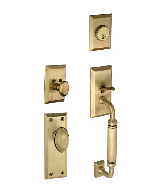 Fifth Avenue Handleset with Deadbolt and Door | Wayfair North America