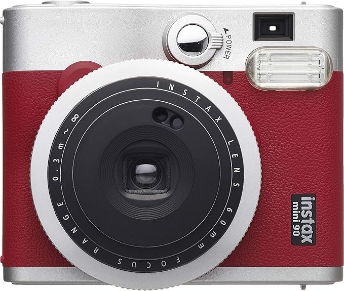 Fujifilm Instax Mini 90 Neo Classic Camera, Instant Film Camera, USA - Red | Amazon (US)