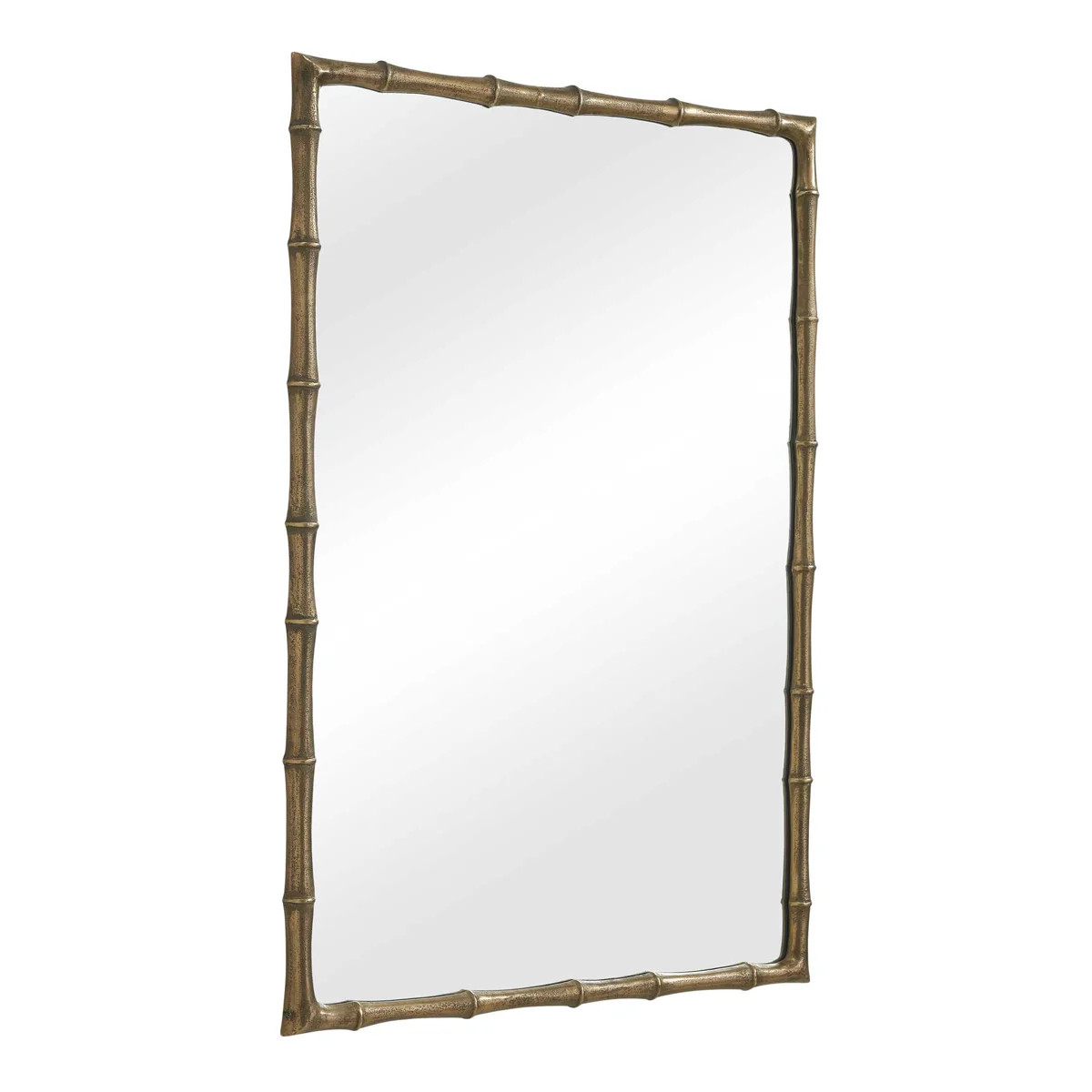 Brass Bamboo Rectangle Mirror | Wayfair North America