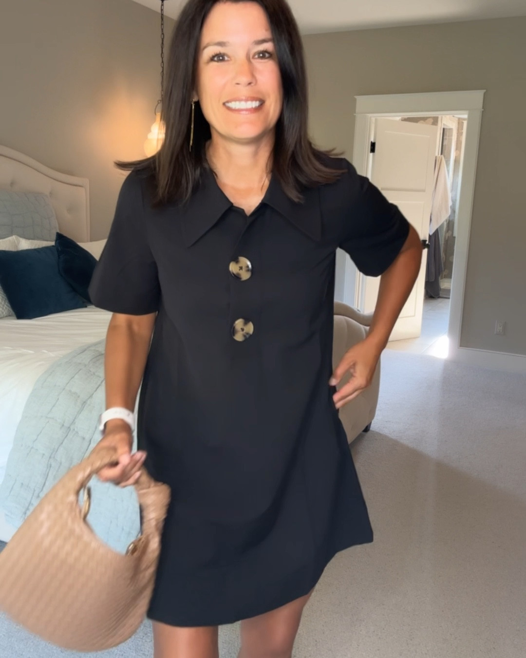 Flattering dress for night out! Lightweight material and super cute!  

#LTKOver40 #LTKParties