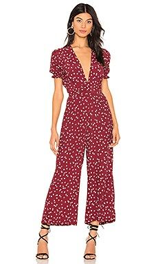 FAITHFULL THE BRAND Bonnie Jumpsuit in Berry Betina Floral from Revolve.com | Revolve Clothing (Global)