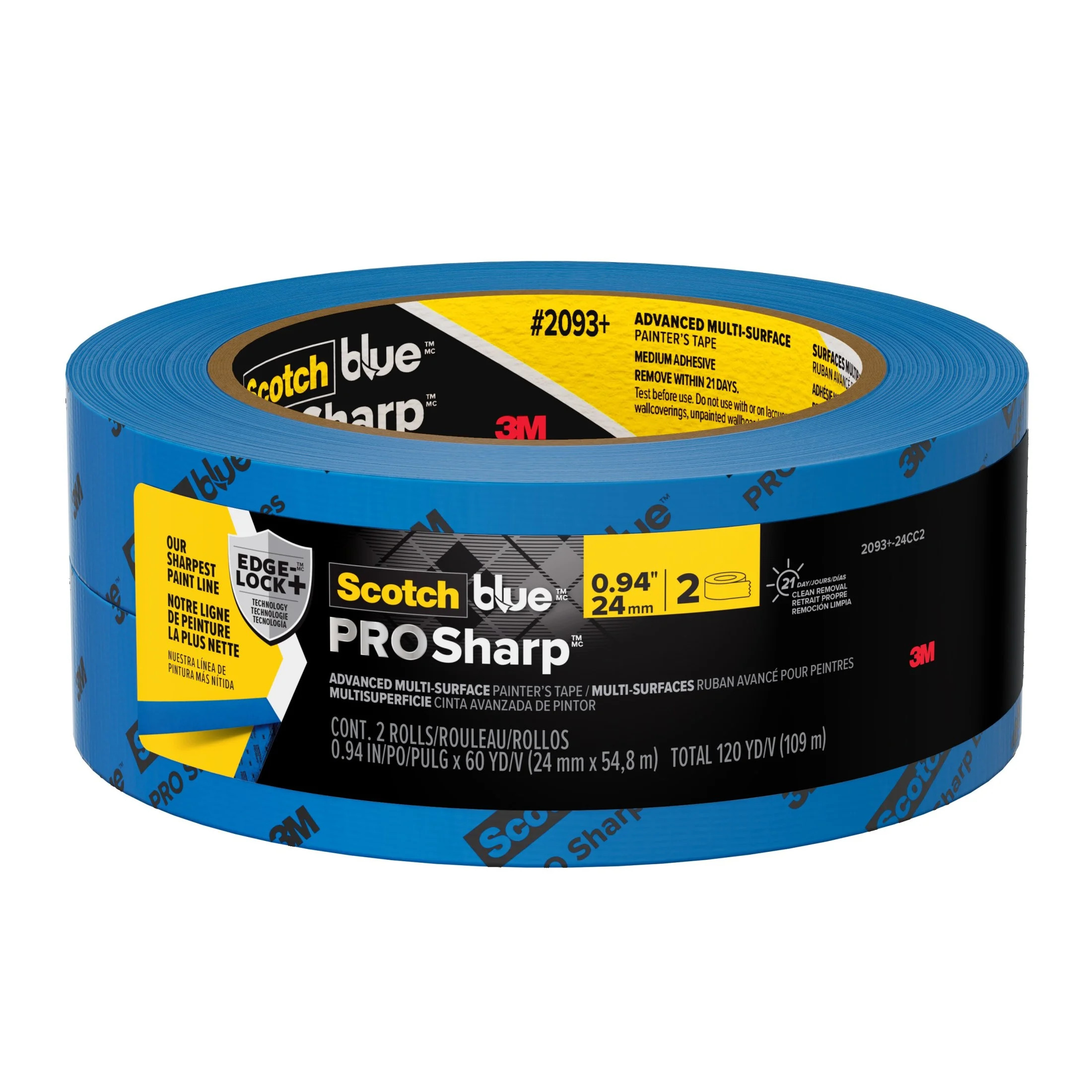 ScotchBlue PROSharp Painter's Tape, Blue, 0.94 in x 60 yd, 2 Rolls | Walmart (US)