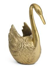 10x8 metallic swan planter | TJ Maxx