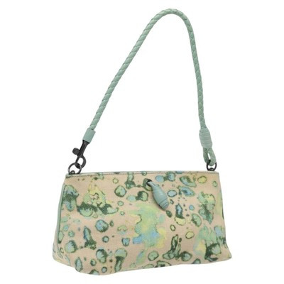 BOTTEGA VENETA Shoulder Bag Canvas Outlet Peppermint Auth MX236 | eBay | eBay US