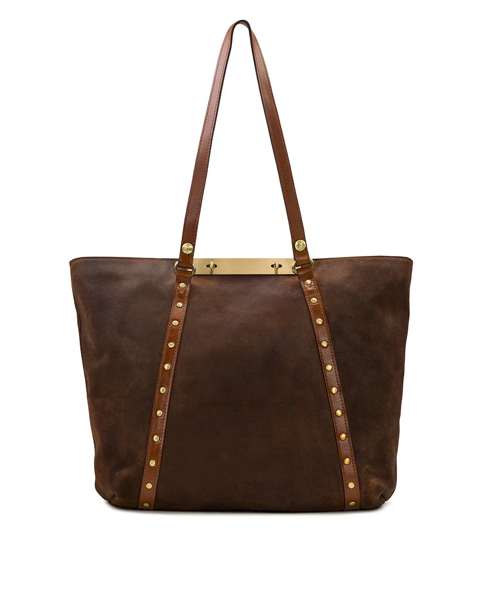 Benvenuto Tote - Garment Washed Burnished Suede | Patricia Nash Designs