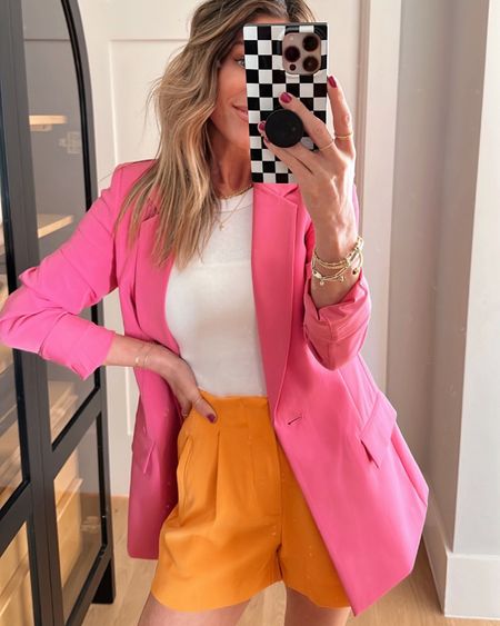Colorblock Cuteness!!💗🧡
Amazon blazer, if between sizes, go down. Target shorts are true to size!



#LTKstyletip #LTKtravel