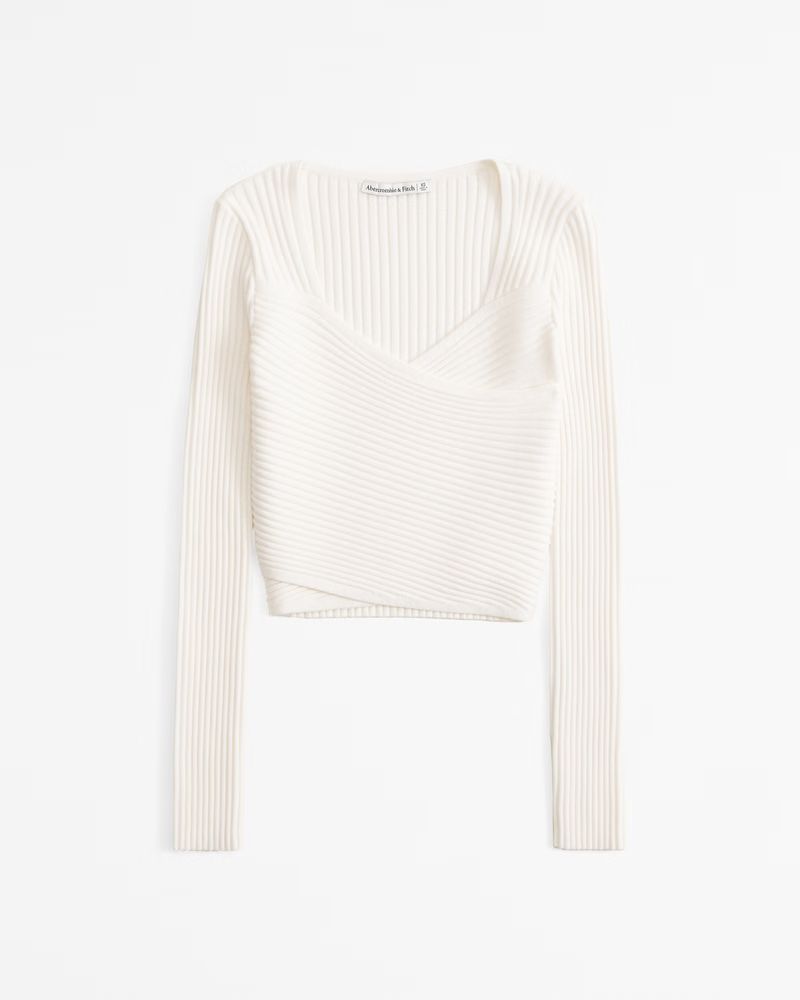 LuxeLoft Slim Wrap Sweater | Abercrombie & Fitch (UK)