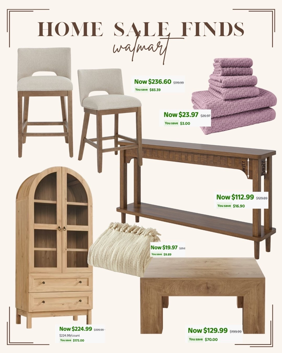 Walmart home finds // counter stools // coffee table// home furniture

#LTKHome #LTKSaleAlert