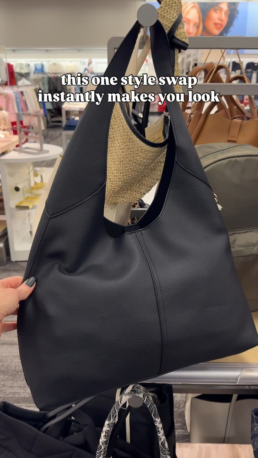 Leather bag or faux leather bag in neutral color with simple lines is always going to look more expensive than a bag with big logos or tacky accessoriess

#LTKFindsUnder50 #LTKItBag #LTKWorkwear