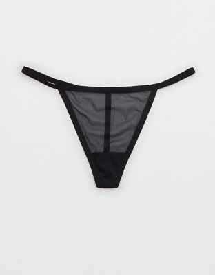 SMOOTHEZ Mesh High Cut Thong Underwear | Aerie