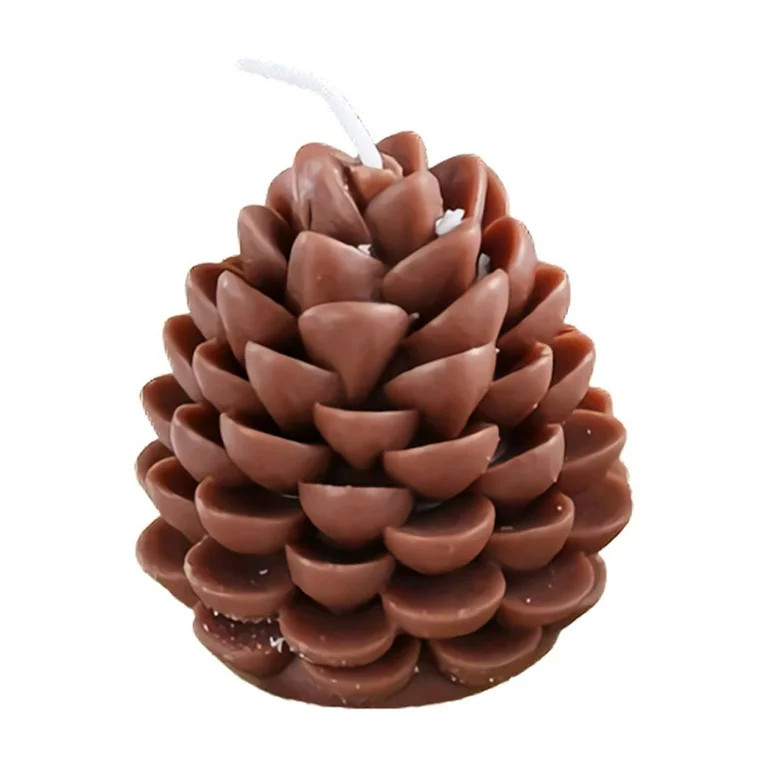 YFTDEY Handmade Pinecone Scented Candle, Creative Soy Wax Christmas Decoration, Ins Style Tableto... | Walmart (US)